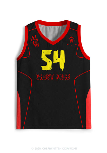 Halloween Custom Horror Ghost Y2K Sport Jersey Tank Cherrykitten