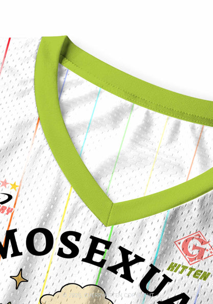 Homosexuals Are So Gay Pride Y2K Sport Jersey Tank Cherrykitten