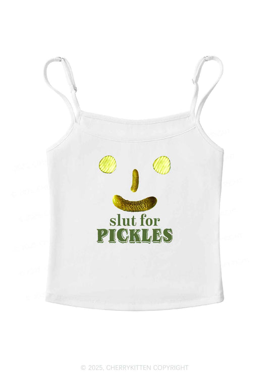 Slxt For Pickles Y2K Spaghetti Strap Cami Cherrykitten