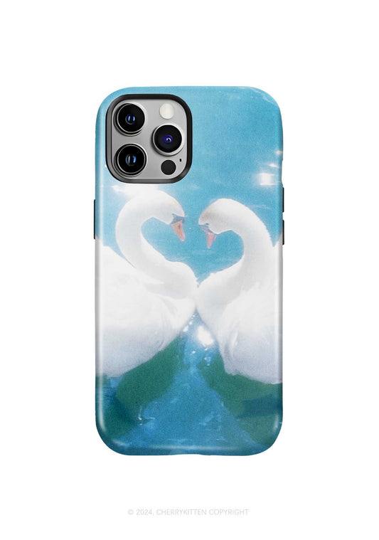 Swan Lovers Y2K Phone Case Cherrykitten