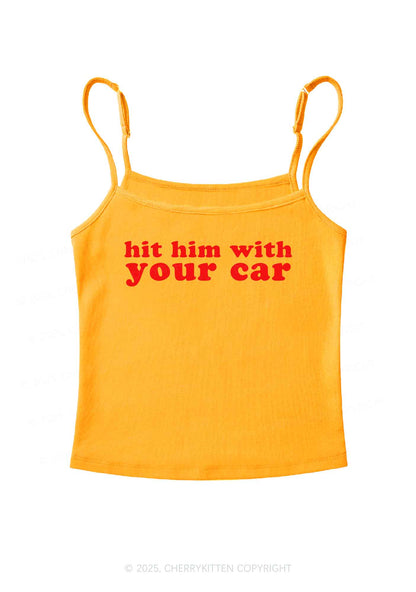 Hit Him Y2K Spaghetti Strap Cami Cherrykitten