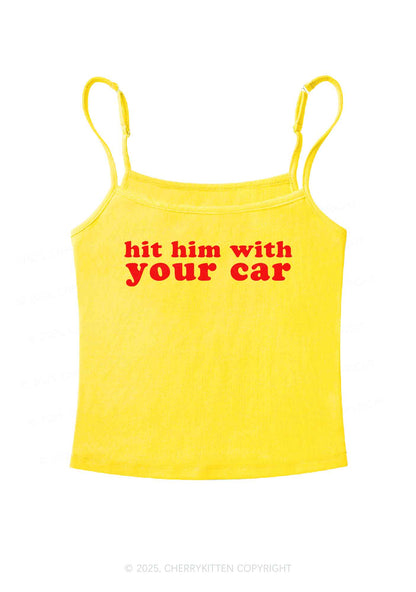 Hit Him Y2K Spaghetti Strap Cami Cherrykitten
