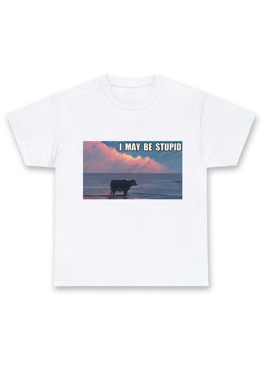 I May Be Stupid Meme Chunky Shirt