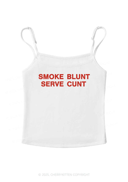 Smoke Blunt  Y2K Spaghetti Strap Cami Cherrykitten