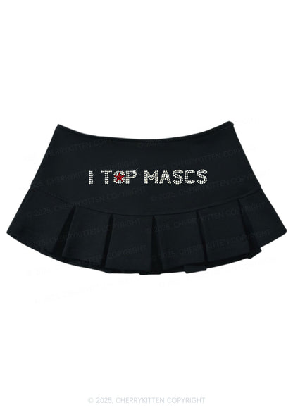 Rhinestone I Top Mascs Pride Y2K Mini Pleated Skirts Cherrykitten