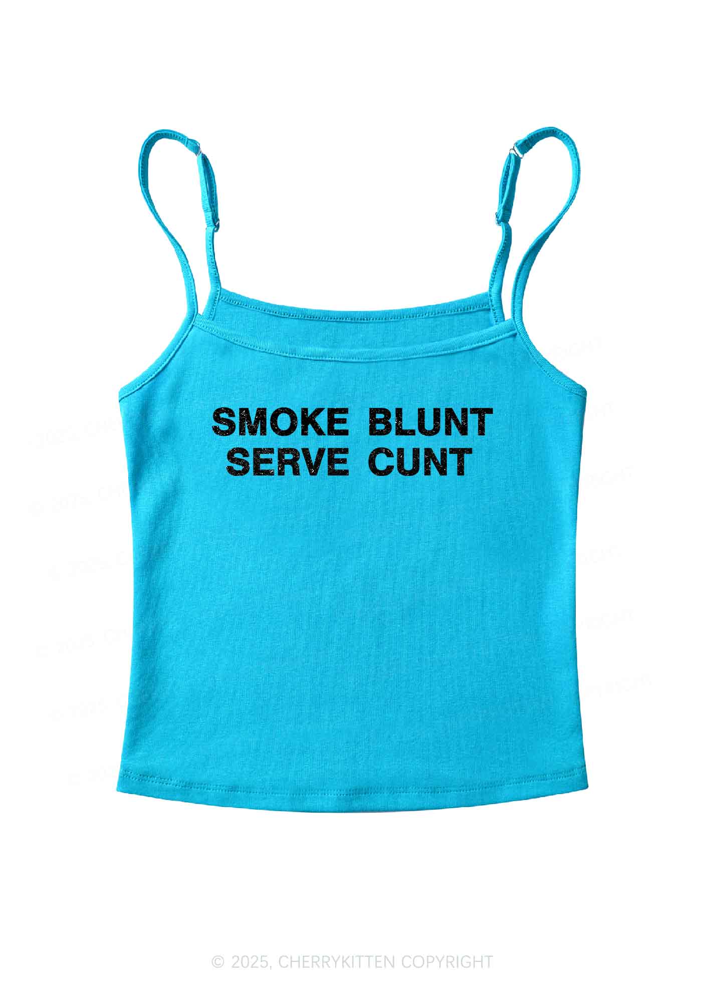 Smoke Blunt  Y2K Spaghetti Strap Cami Cherrykitten