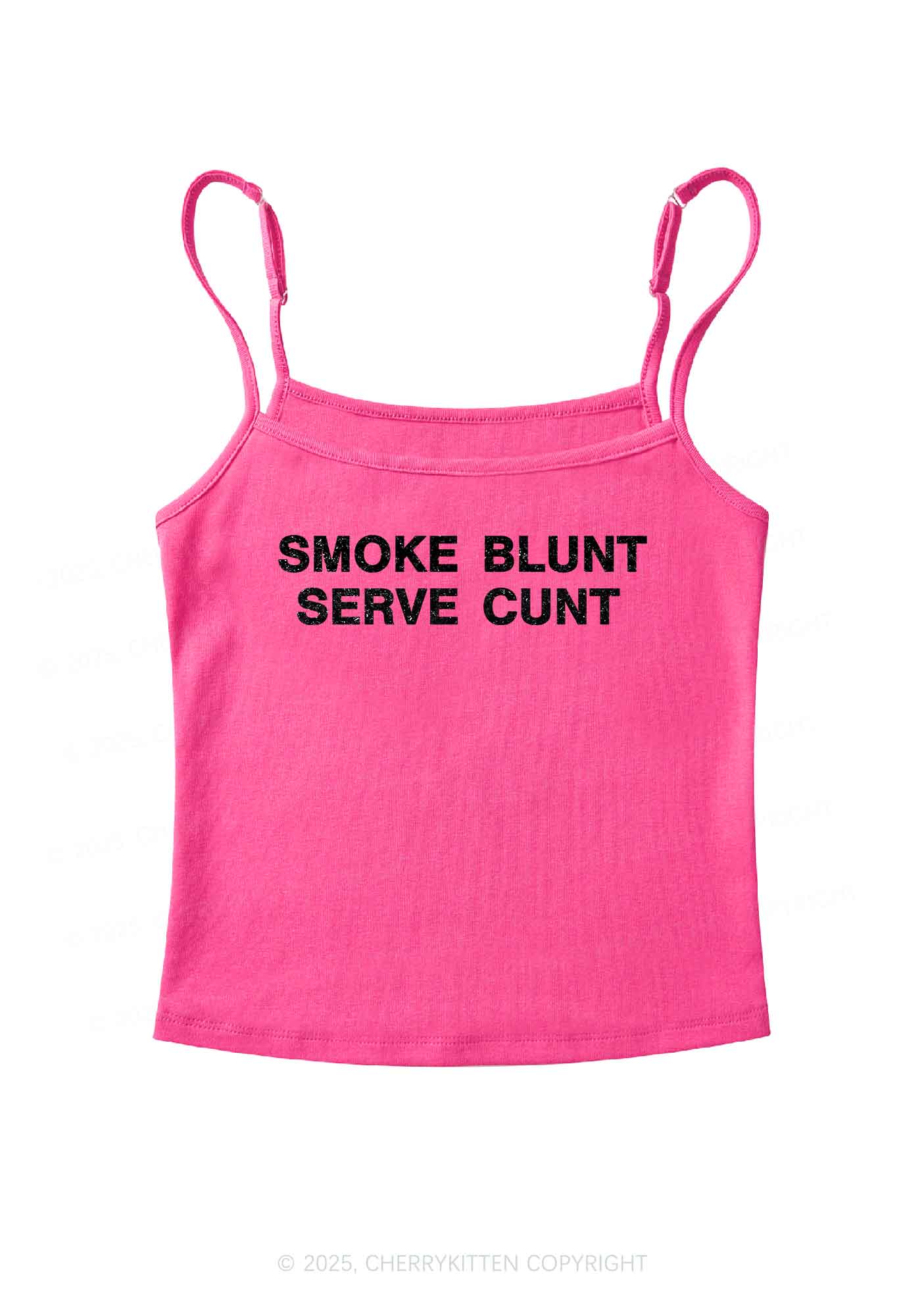 Smoke Blunt  Y2K Spaghetti Strap Cami Cherrykitten