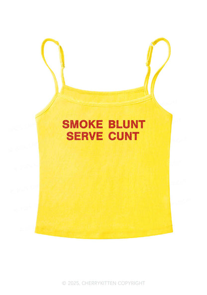 Smoke Blunt  Y2K Spaghetti Strap Cami Cherrykitten