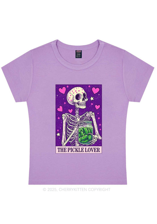 The Pickle Lover Y2K Baby Tee Cherrykitten