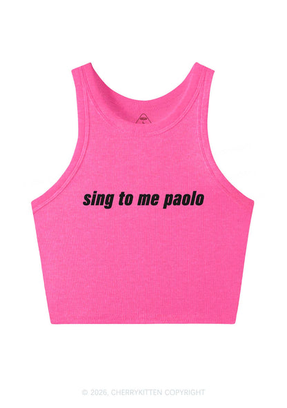 Sing To Me Y2K Crop Tank Top Cherrykitten
