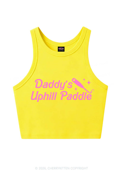 Daddys Uphill Paddle Y2K Crop Tank Top Cherrykitten