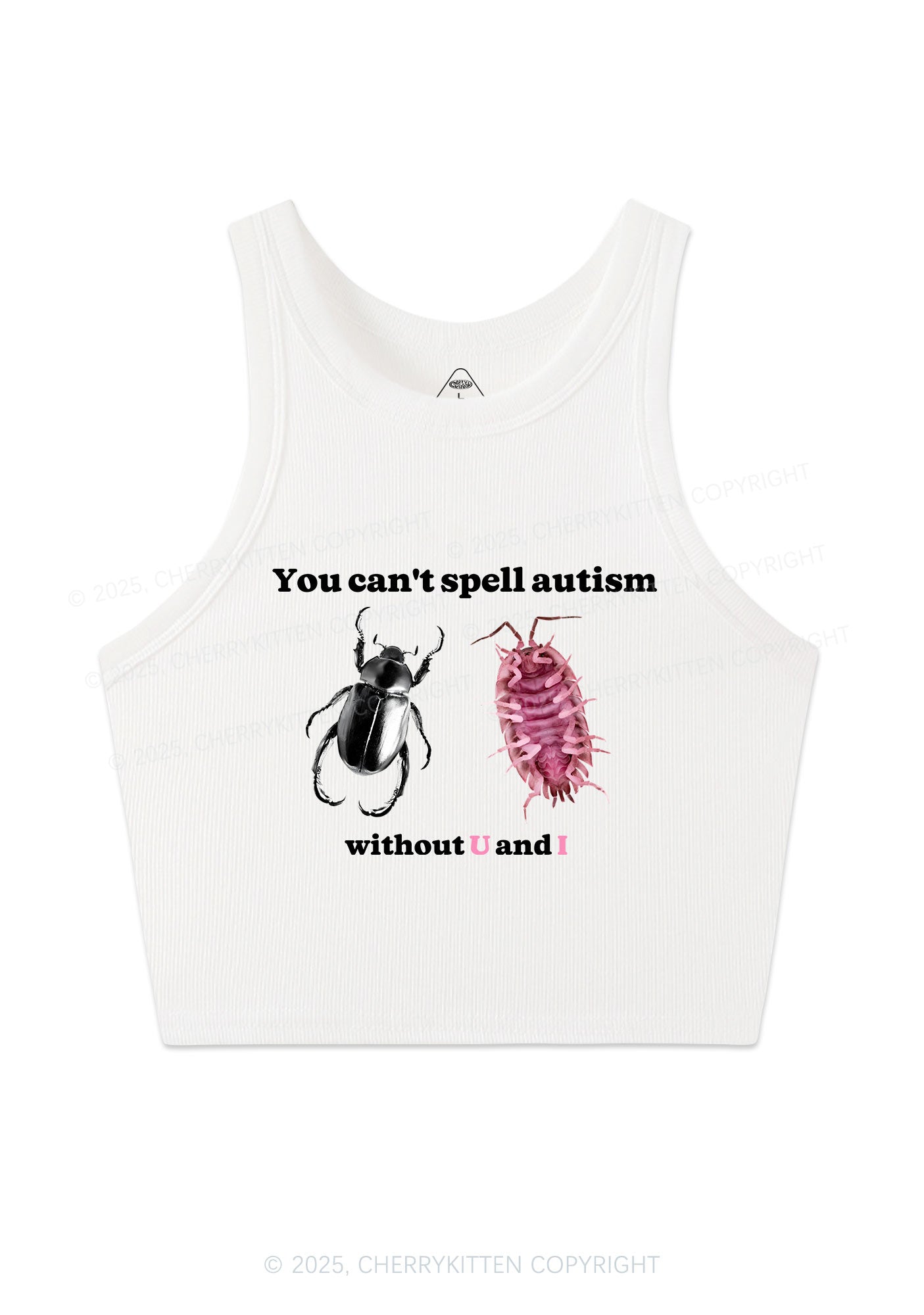 Autism Insect Y2K Crop Tank Top Cherrykitten