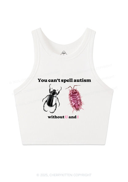 Autism Insect Y2K Crop Tank Top Cherrykitten