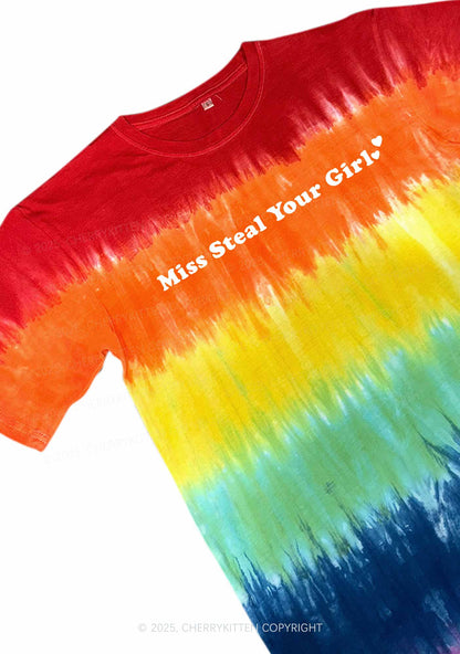Miss Steal Your Girl Pride Y2K Tie Dye Shirts Cherrykitten