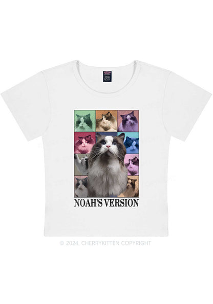 Custom Pets Version Y2K Baby Tee Cherrykitten