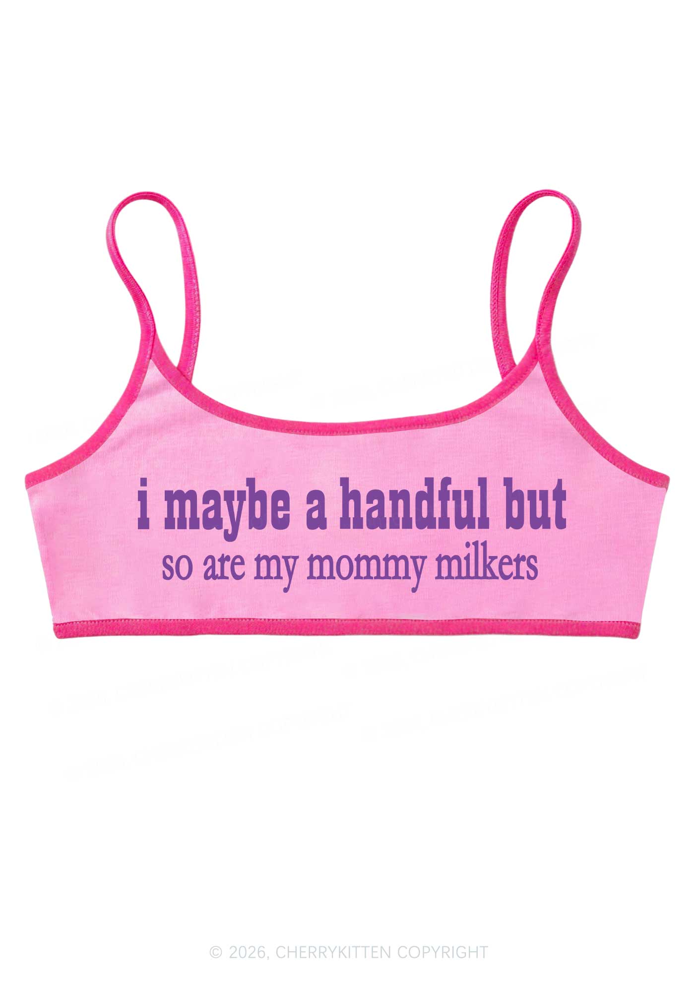 Handful Mommy Milkers Y2K Super Crop Cami Cherrykitten