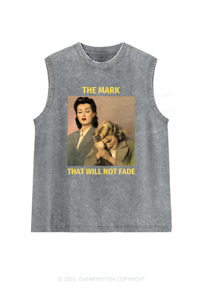 Mark Will Not Fade Pride Y2K Washed Muscle Tank Cherrykitten