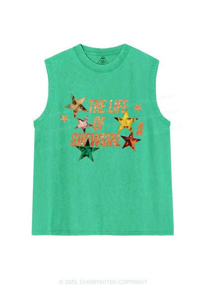 Star TS Photo Y2K Washed Muscle Tank Cherrykitten