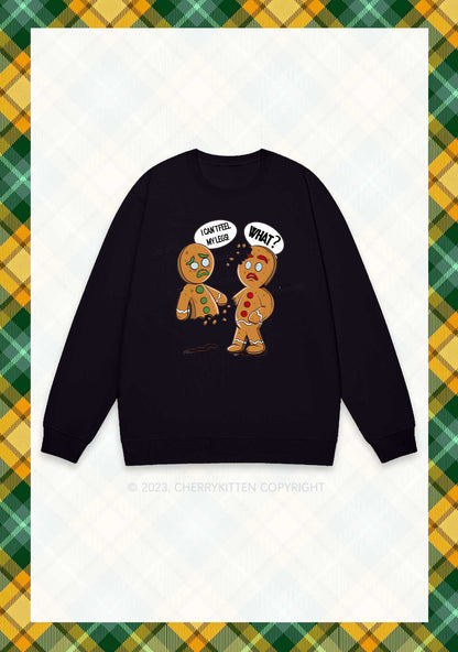 I Can't Feel My Legs Christmas Y2K Sweatshirt Cherrykitten