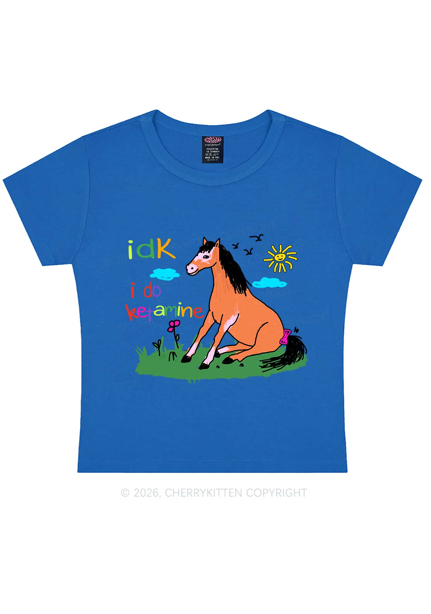 I Do kxxamine Y2K Baby Tee Cherrykitten