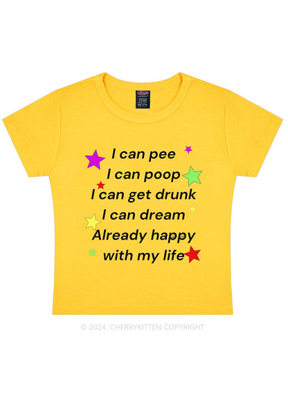 Already Happy Life Y2K Baby Tee Cherrykitten