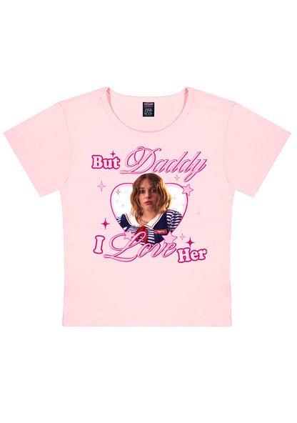 Daddy I Love RB Pride Y2K Baby Tee Cherrykitten
