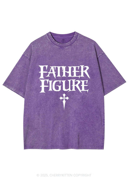 Halloween Father Figure Y2K Shirts Washed Tee Cherrykitten