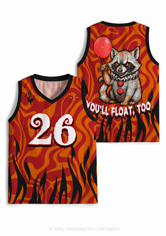 Halloween Custom Float Raccoon Y2K Sport Jersey Tank Cherrykitten