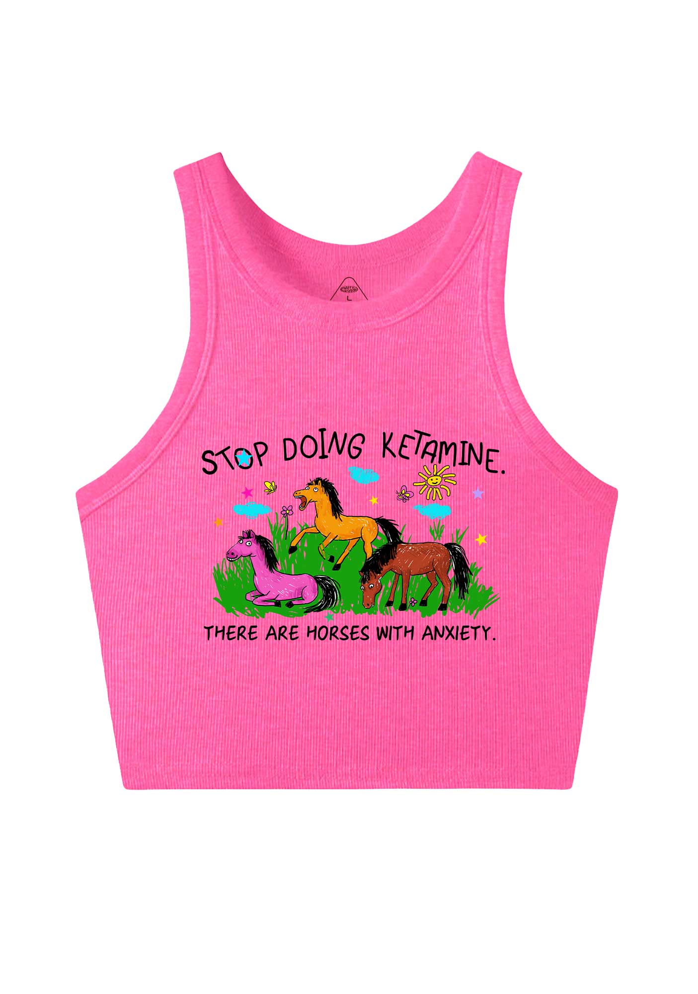 Stop Doing Kxxamine Y2K Crop Tank Top Cherrykitten