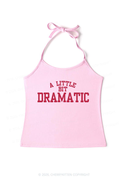 A Little Bit Dramatic Y2K Halter Neck Cami Cherrykitten
