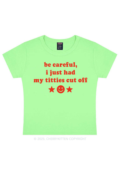 Just Had Txtties Cut Off Pride Y2K Baby Tee Cherrykitten