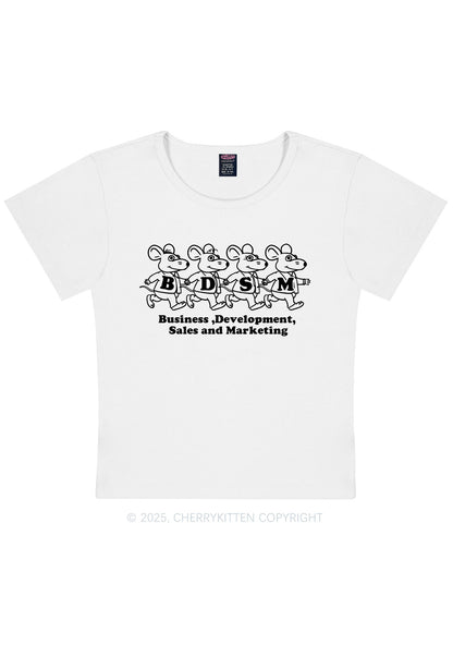 BDSM Rats Y2K Baby Tee Cherrykitten