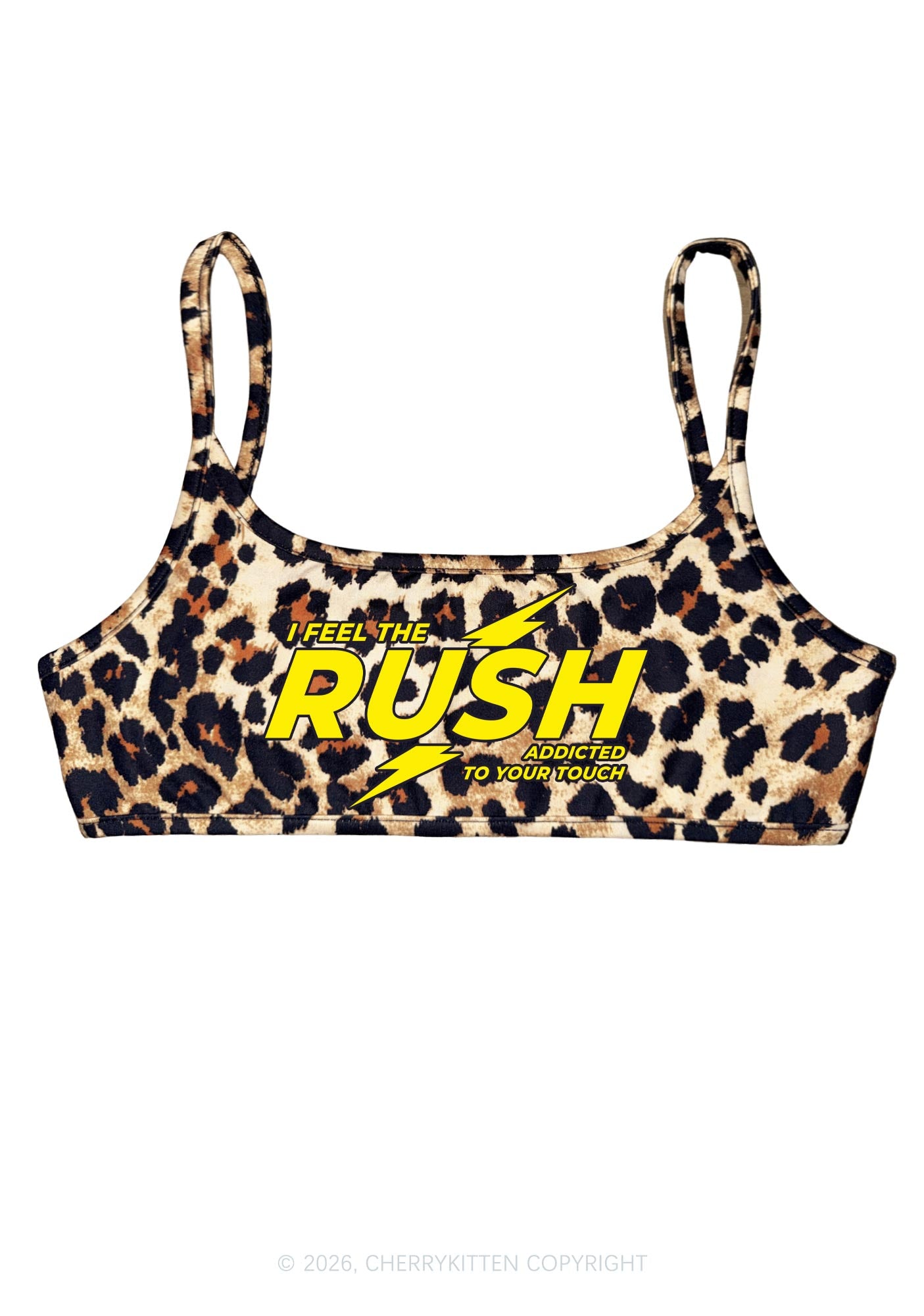 I Feel The Rush Y2K Super Crop Cami Cherrykitten
