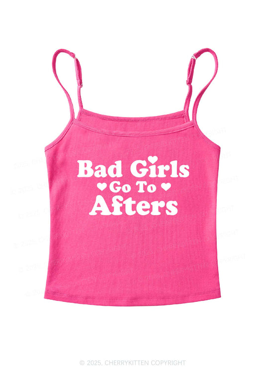 Bad Girls Go Afters Y2K Spaghetti Strap Cami Cherrykitten