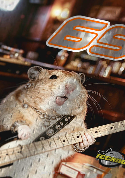 Hamster Bassist Techno Y2K Sport Jersey Tank Cherrykitten