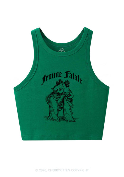 Femme Fatale Women Pride Y2K Crop Tank Top Cherrykitten