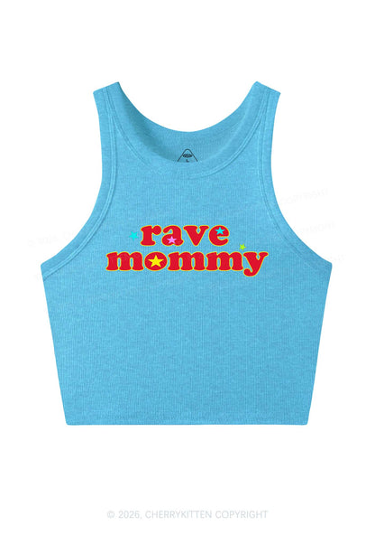 Rave Mommy Y2K Crop Tank Top Cherrykitten