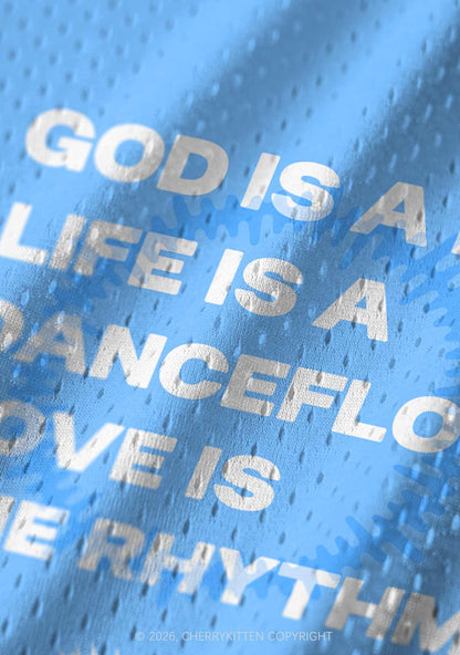 God Is A DJ Y2K Sport Jersey Tank Cherrykitten