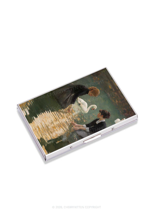 Swan Lake Girls Pride Y2K Mirror Cigarette Case Cherrykitten