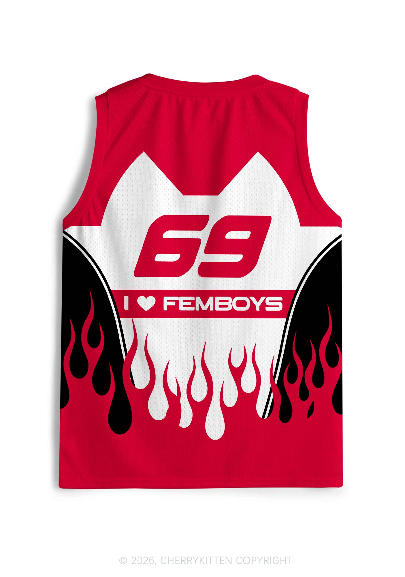 I Love Femboys Pride Y2K Sport Jersey Tank Cherrykitten