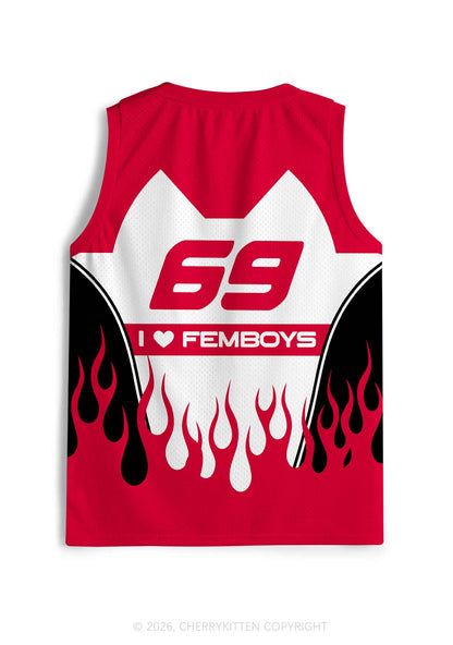 I Love Femboys Pride Y2K Sport Jersey Tank Cherrykitten