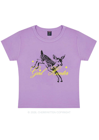 Girl Hunter Deer Pride Y2K Baby Tee Cherrykitten