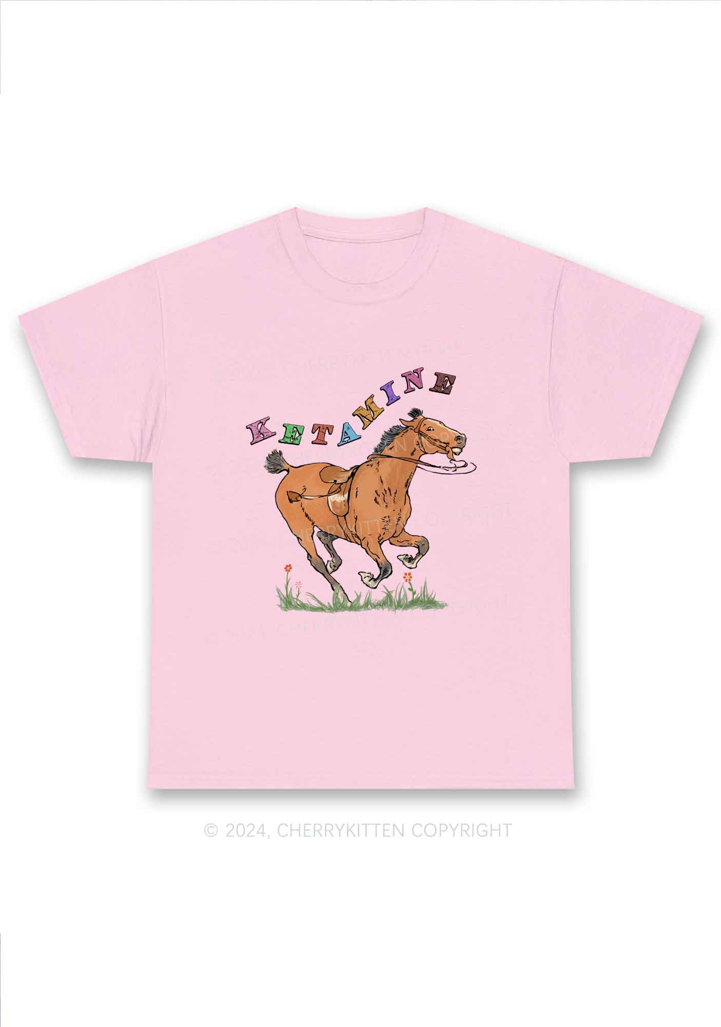 Orange Pony Y2K Chunky Shirt Cherrykitten