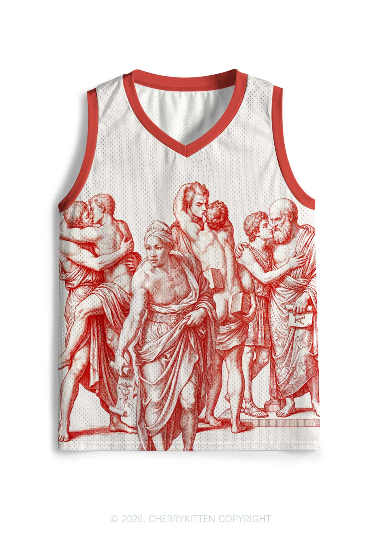 Ancient Greek Lovers Pride Y2K Sport Jersey Tank Cherrykitten