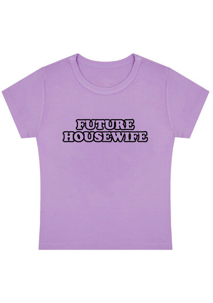 Curvy Future Housewife Baby Tee