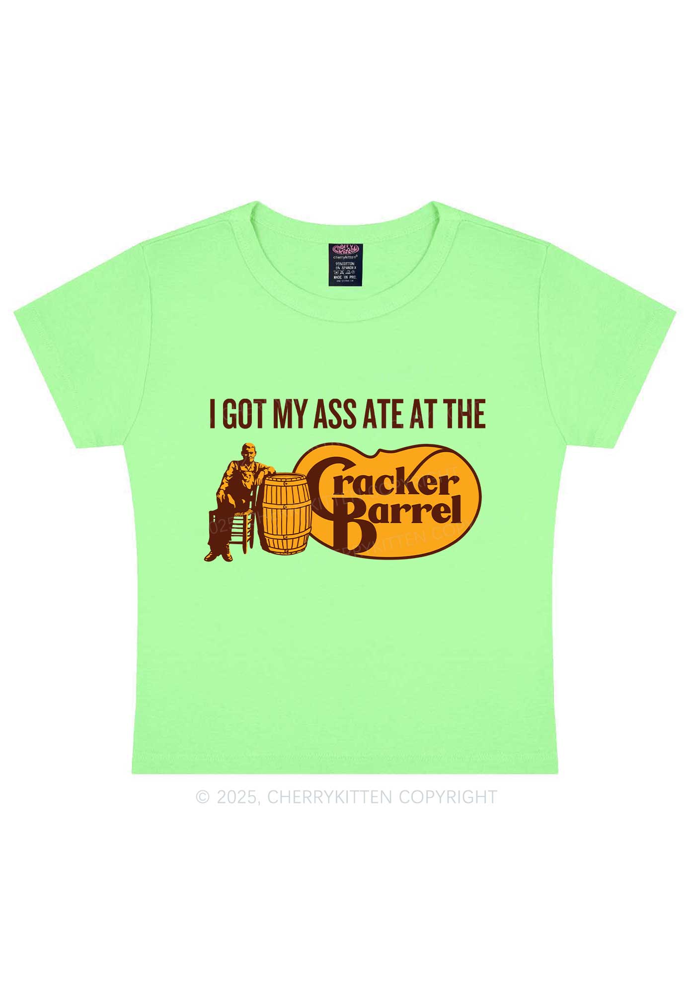Got My Axx Ate Y2K Baby Tee Cherrykitten