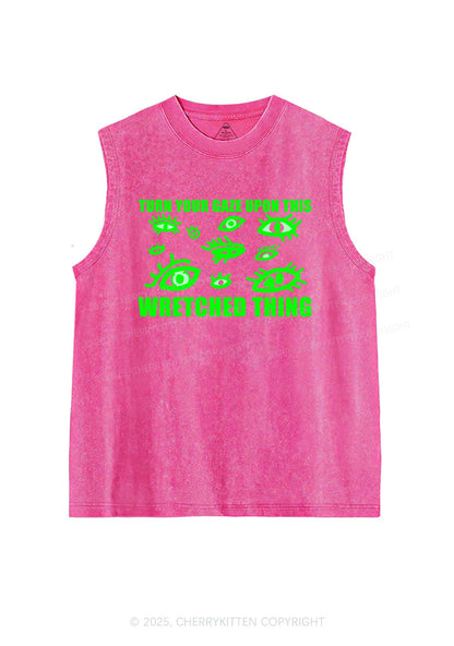 Turn Your Gaze Upon This Y2K Washed Muscle Tank Cherrykitten