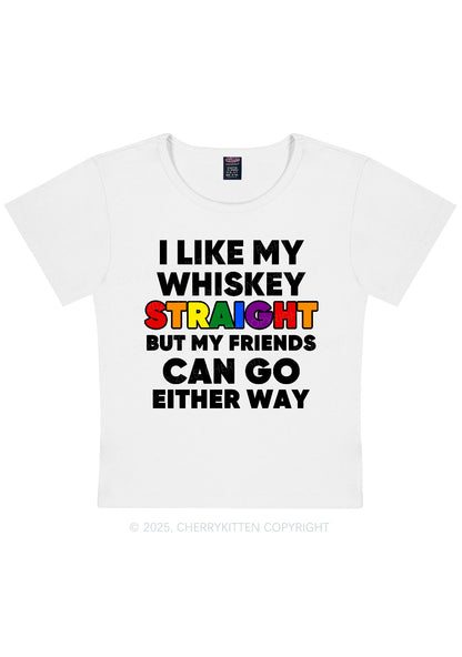 I Like Straight Pride Y2K Baby Tee Cherrykitten