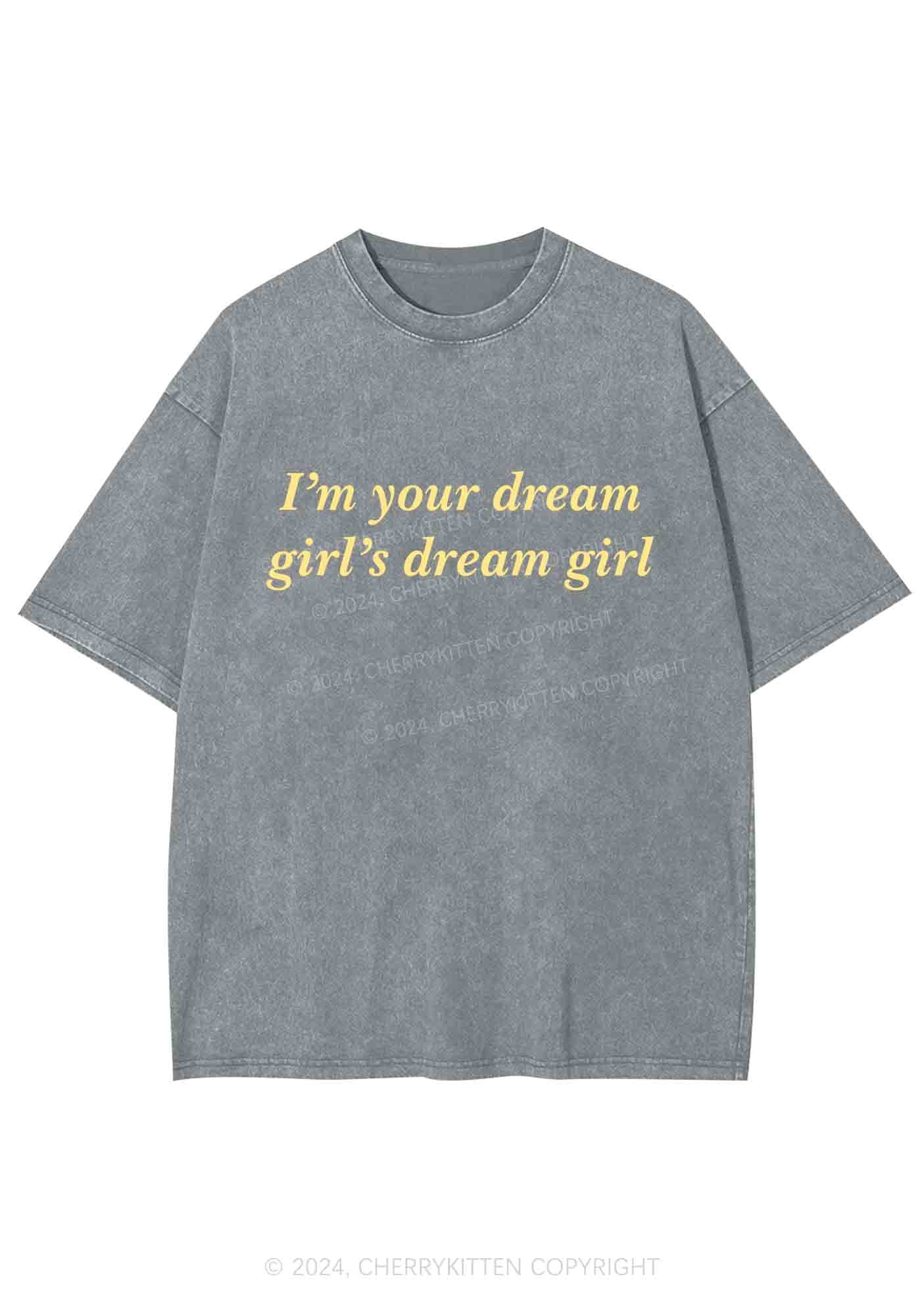 Dream Girl Y2K Washed Tee Cherrykitten