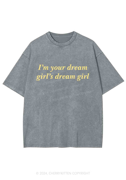Dream Girl Y2K Washed Tee Cherrykitten
